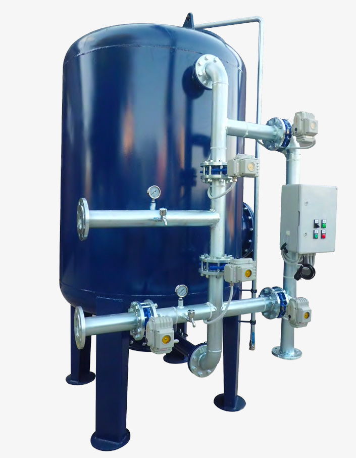 Epoksi Boyalı ST-37 Tanklı Yüzey Borulamalı TURBIDEX Filtre Sistemi