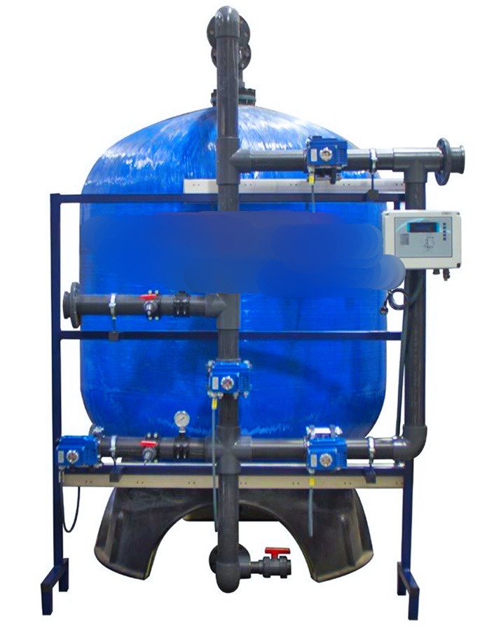 FRP Tanklı Yüzey Borulamalı TURBIDEX Filtre Sistemi